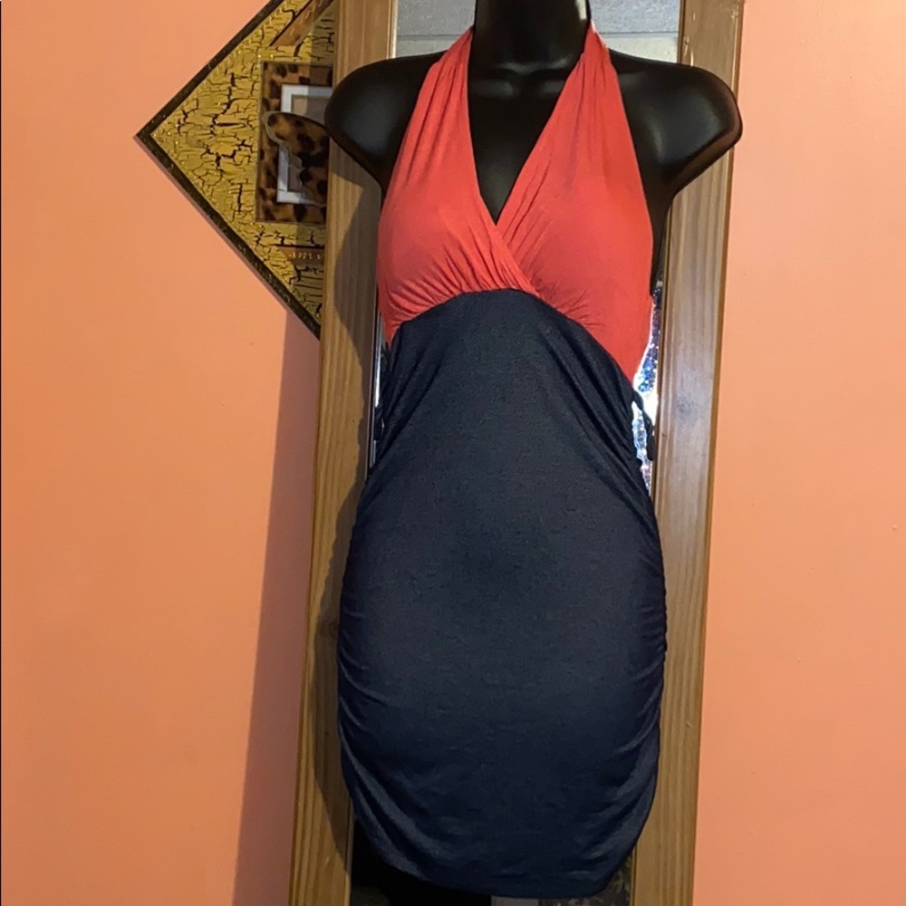Coral and Jean Blue Dress